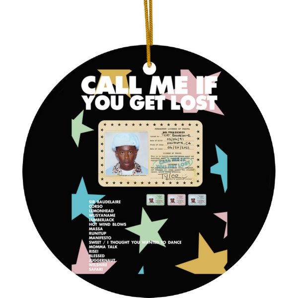 Tyler The Creator Ceramic Ornaments, Vintage Tyler The Creator Album