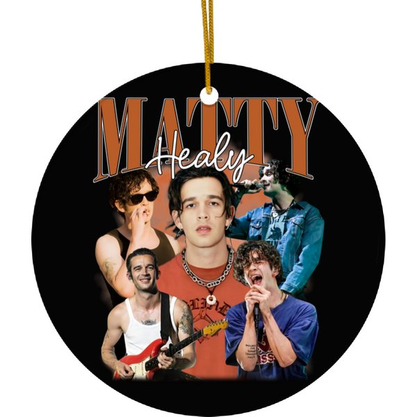 Vintage Matty-Healy 90S Ceramic Ornaments, Matty-Healy Bootleg Ceramic Ornaments-image