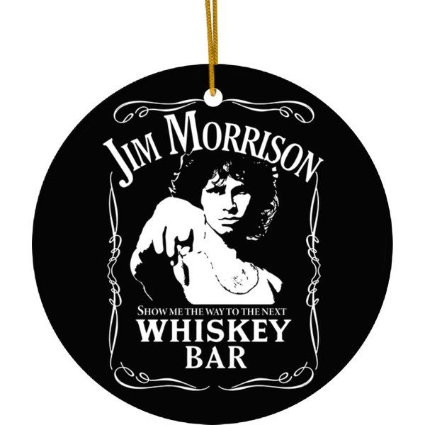 Jim Morrison Whiskey Bar Ceramic Ornaments The Doors Legendary Rock Band Break On Through