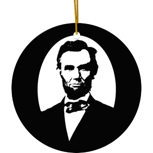 President Abraham Lincoln Graphic Ceramic Ornaments-image