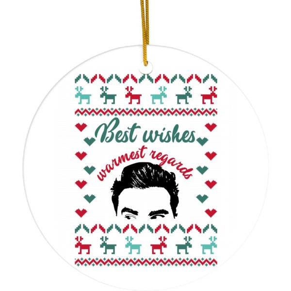 Schitts Creek Holiday Ceramic Ornaments