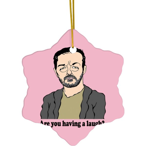 Ricky Gervais Fan Art!!! Ceramic Ornaments Ceramic Ornaments-image
