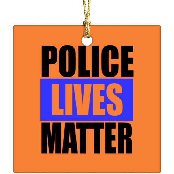 Police Lives Matter Ceramic Ornaments-image