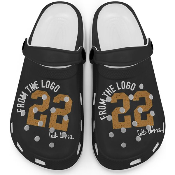 From The Logo 22 Caitlin Clark American Basketball Clogs, 90S Vintage Style Clogs-image