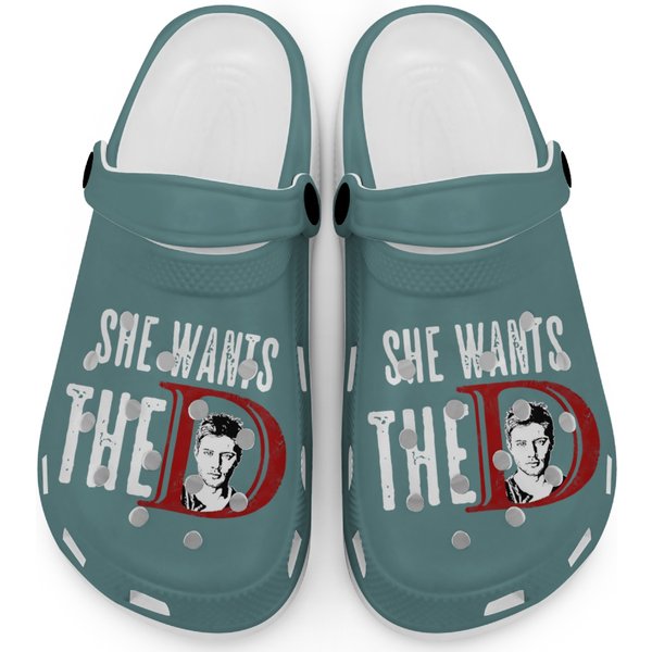 She Want The D Supernatural Clogs, Supernatural Winchesters Clogs-image