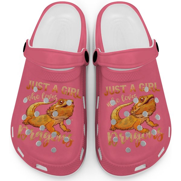 Just A Girl Who Loves Bearded Dragons 297 Clogs-image