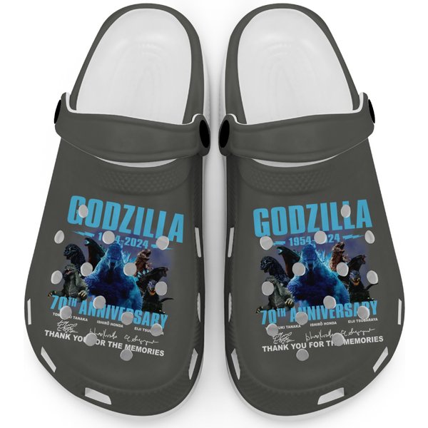 God Zilla 1954 – 2024 70Th Anniversary Thank You Clogs-image