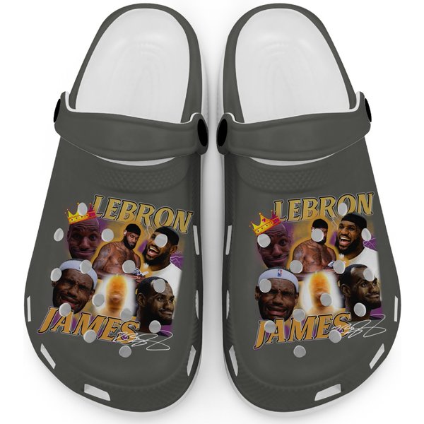 Lebron James Sunshine Meme Vintage Clogs, Lebron James Vintage Clogs