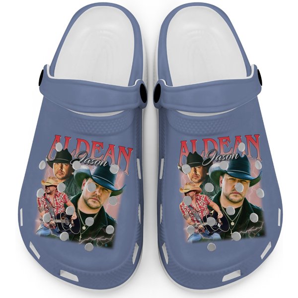 Jason Aldean Clogs Gift For Women And Man Jason Aldean Clogs