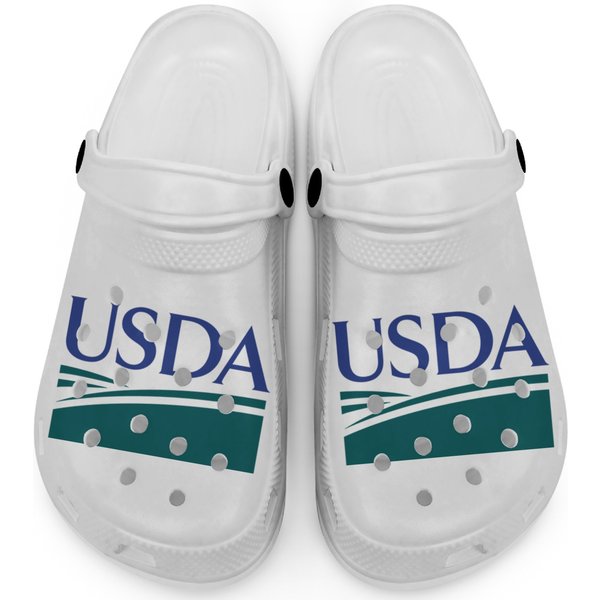 Department Of Agriculture Usda Logo Zip Clogs-image