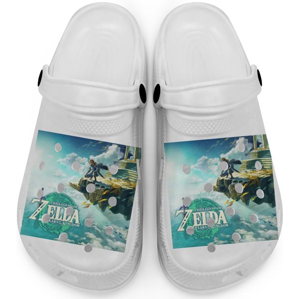 The Legend Of Zelda Tears Of The Kingdom Clogs - Fun Gaming Footwear-image