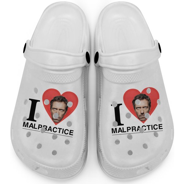 House Md Malpractice Enthusiast Merch Classic Clogs Clogs-image