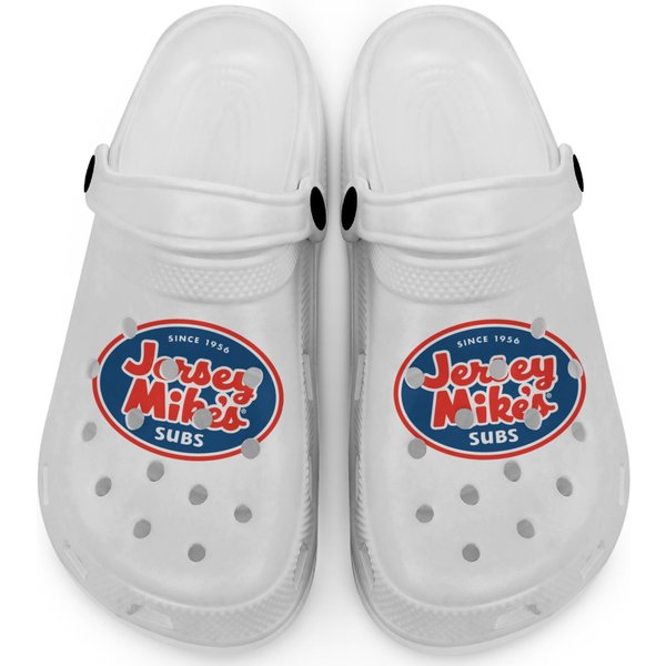 Jersey Mike's Food Logo Restaurant Chain Clogs-image
