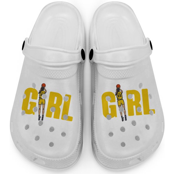 Shoot Like A Girl Clogs, Caitlin Clark 22 Classic Clogs