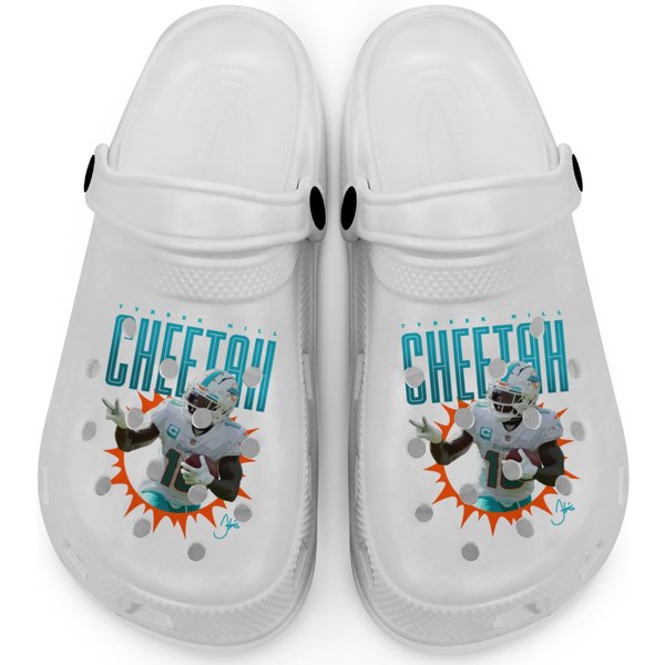 Tyreek Hill Peace Sign Clogs-image