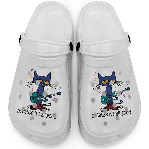 Pete The Cat The Singer It's All Good Perfect Gift Clogs-image
