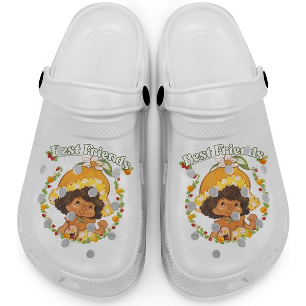 Strawberry Shortcake Orange Blossom Friends Vintage Clogs-image
