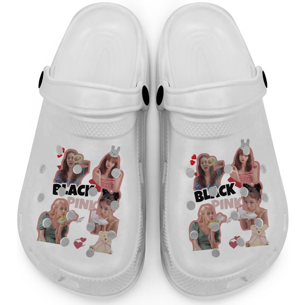 Blackpink Cute Clogs, Bornpink Blackpink Clogs-image