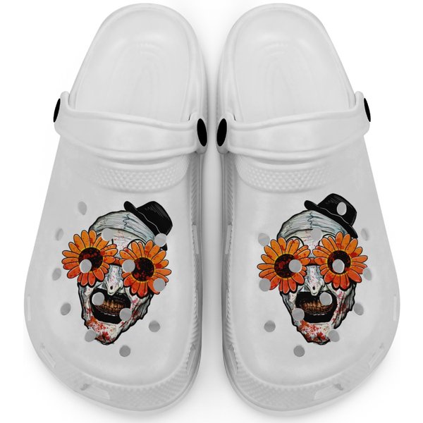 Art The Clown Terrifier 2 Sunflower Sunglasses Classic Clogs-image