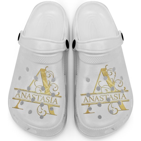 Anastasia Monogram A - Custom Gift Clogs-image