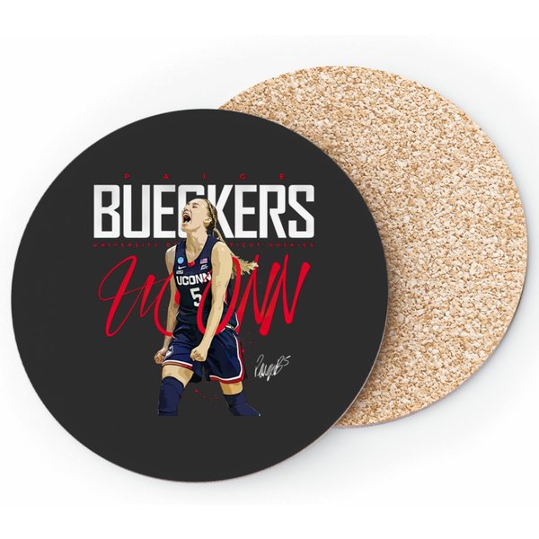 Paige Bueckers - Paige Bueckers College Basketball - T-Shirt Coasters-image