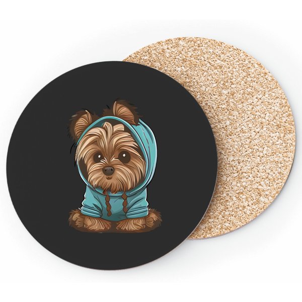 Yorkshire Terrier Cozy Yorkshire Terrier Yorkie Coasters-image