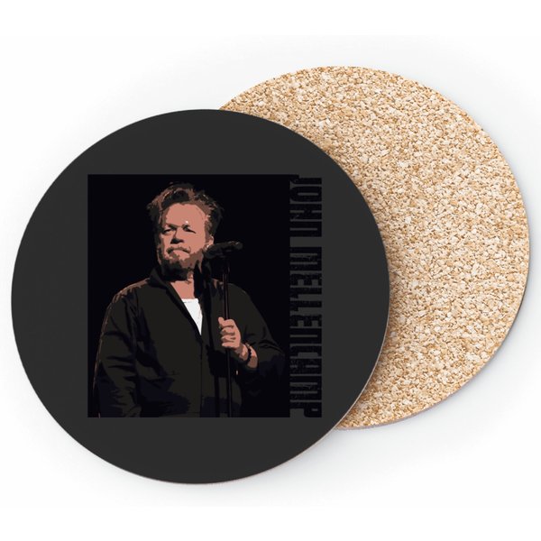 John Mellencamp Art John Design Music Mellencamp Illustration Coasters-image