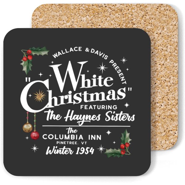 White Christmas Movie Coasters, Wallace And Davis Coasters, Haynes Sisters Coasters-image