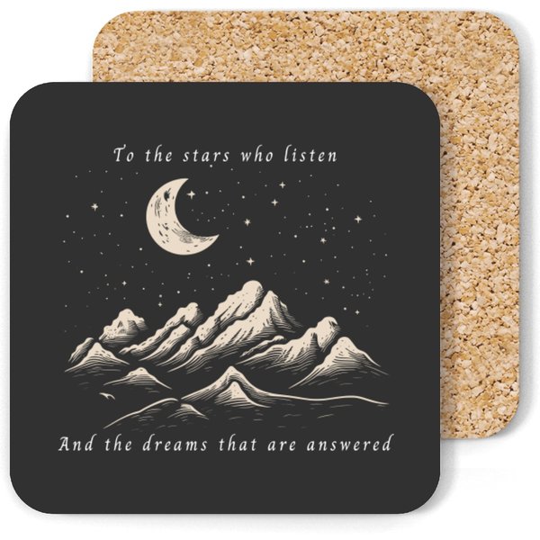 Acotar Coasters, To The Stars Who Listen, Sarah J Mass-image
