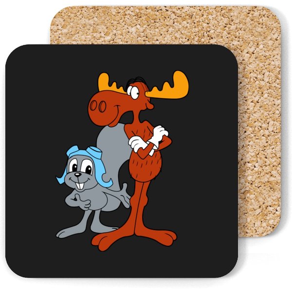 Rocky And Bullwinkle - Cartoons - Coasters-image