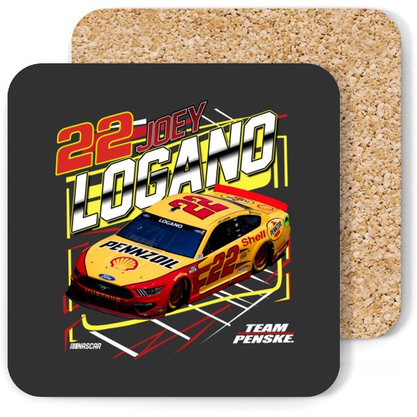 Joey Logano Shell-Pennzoil Competition #22 Coasters-image