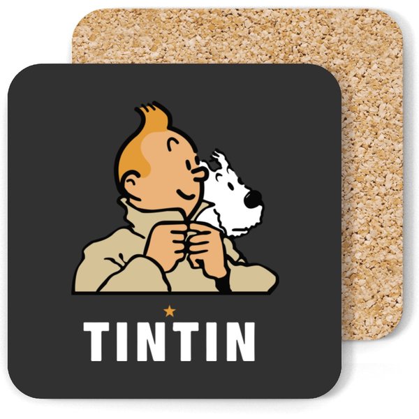 Tin Tin Snowy Coasters