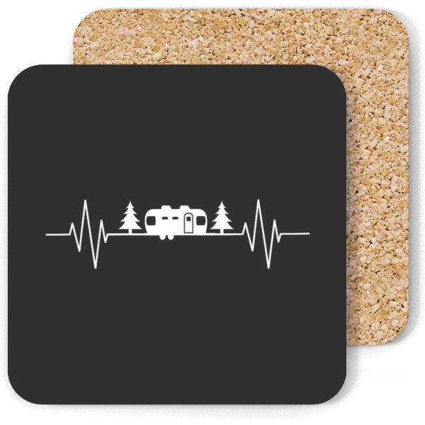 Airstream Heartbeat - Airstream Camper Outfit Airstream Gift Coasters-image