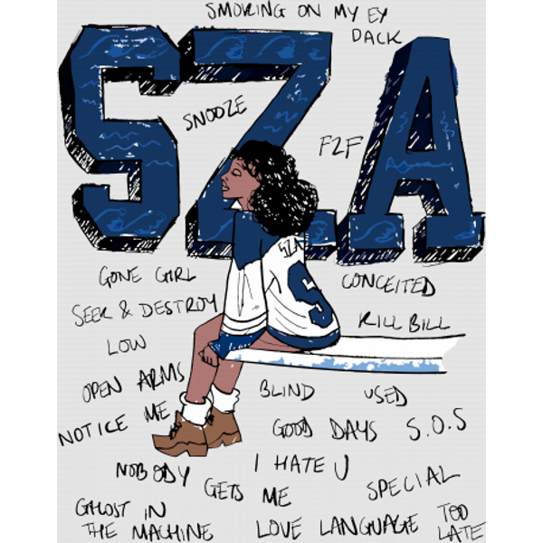 Sza Vintage Good Days Digital File-image