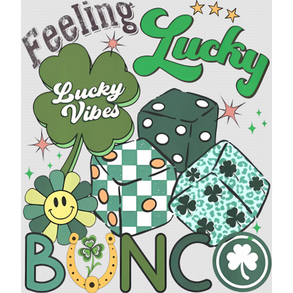 Lucky Vibes Digital Files For St. Patrick's Day Bunco-image