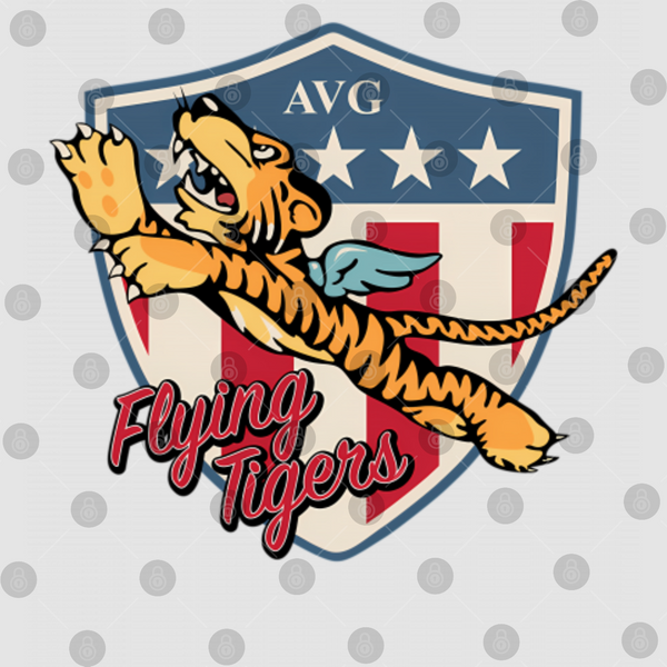 Ww2 Flying Tigers Patch Digital Files-image