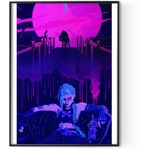 Arcane Poster League Of Legends Poster Digital Posters Print-image