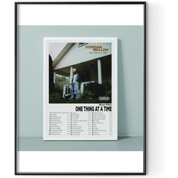 Wallen Western - One Thing At A Time | Album Cover Poster Digital Posters Print-image