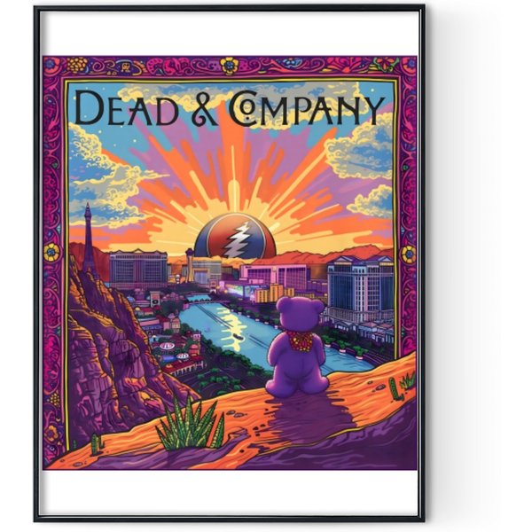 Dead Company Live At The Sphere: Las Vegas Residency Concert Digital Posters Print-image