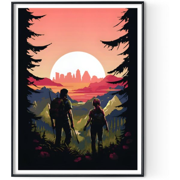 The Last Of Us Poster Digital Posters Print-image