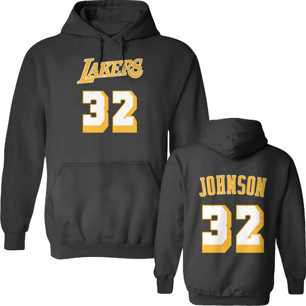 Magic Johnson Jersey - Magic Johnson - Double Sided Hoodies-image