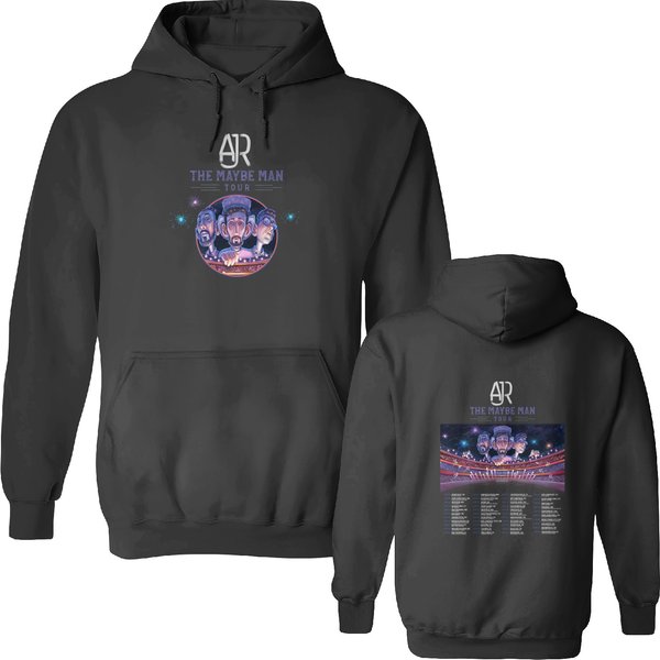 Ajr The Maybe Man Tour 2024 Tour Double Sided Hoodies-image