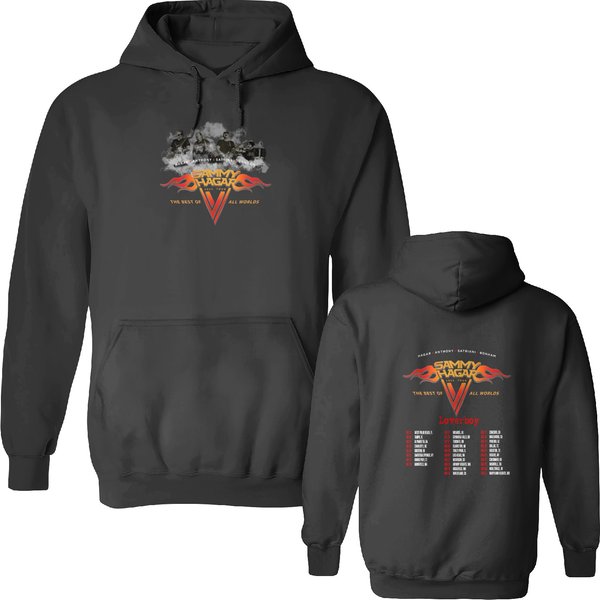 The Best Of All Worlds 2024 Tour Double Sided Hoodies, Sammy Hagar Fan Double Sided Hoodies
