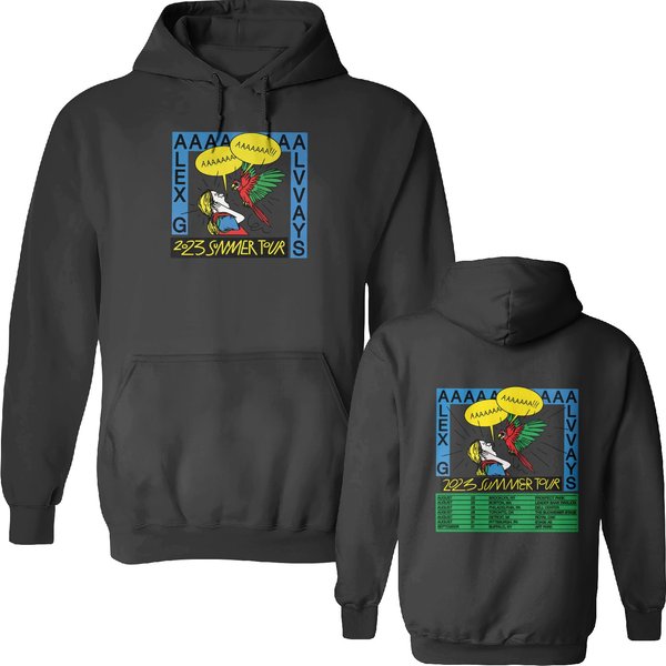 Alvvays And Alex G 2023 Tour Double Sided Hoodies, Alvvays And Alex G Co Headline Tour Double Sided Hoodies-image