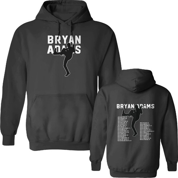 Bryan Adams Tour 2024 Double Sided Hoodies,Bryan Adams Tour 2024 Double Sided Hoodies-image