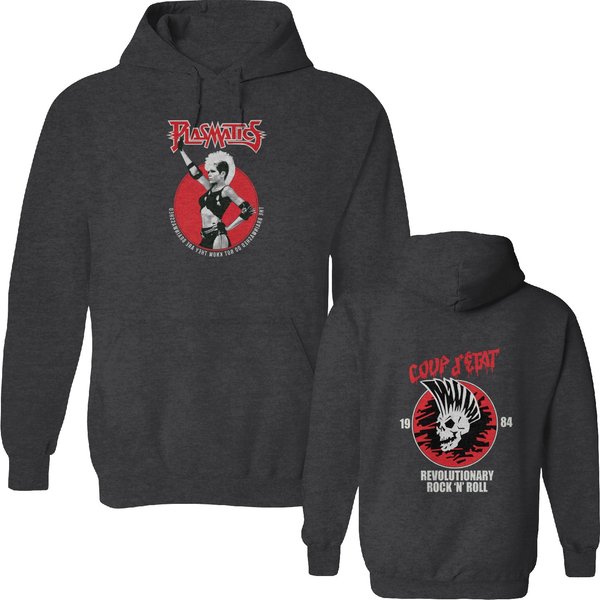 Vtg Plasmatics Wendy O Williams Cotton S-5xl Unisex Black 2 Sided Double Sided Hoodies