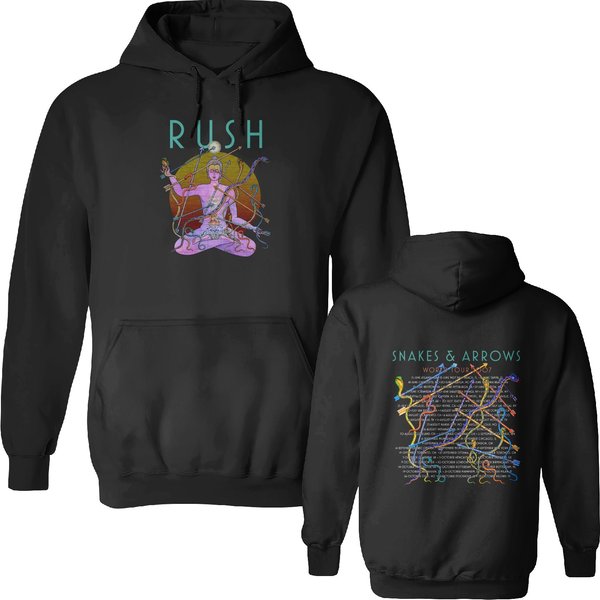 Rush Double Sided Hoodies, Rush Snakes & Arrows Tour 2007 Tour Double Sided Hoodies-image