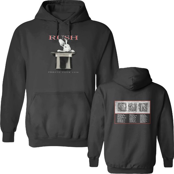 1990 Rush Rabit Presto North America Tour Double Sided Hoodies-image