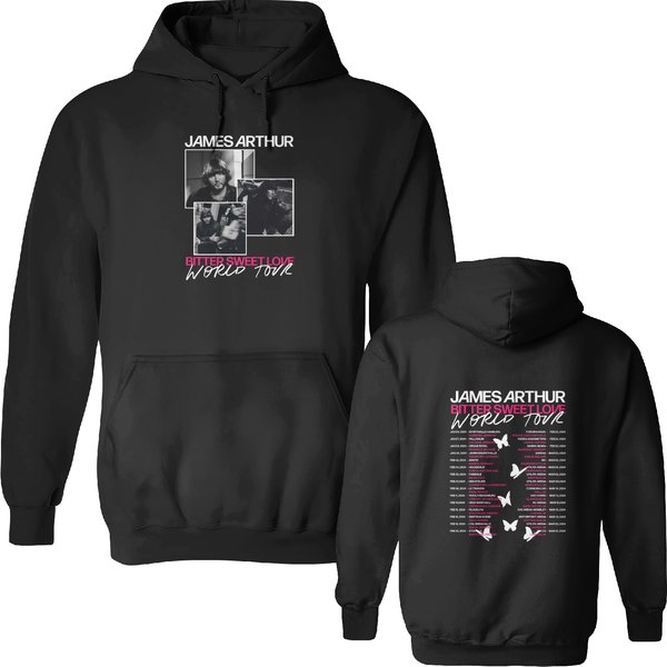 James Arthur Tour 2024 Double Sided Hoodies-image