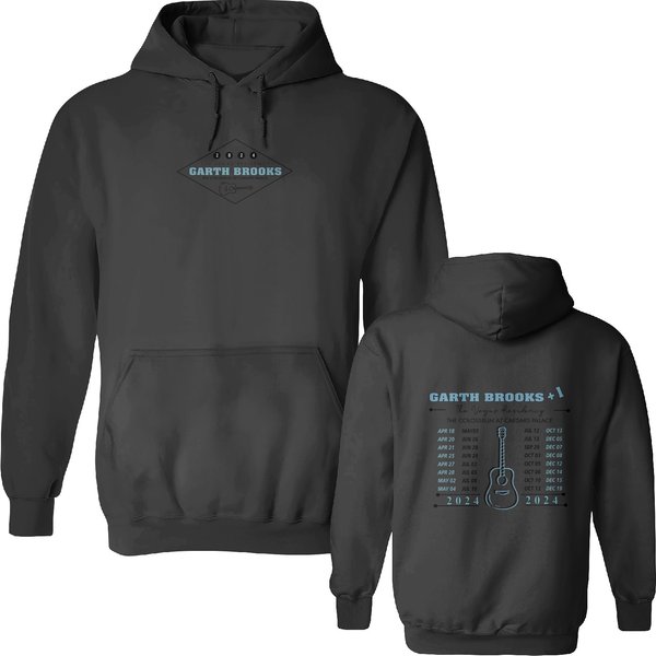 Garth Brooks The Vegas Residency Music Tour 2024 Double Sided Hoodies-image